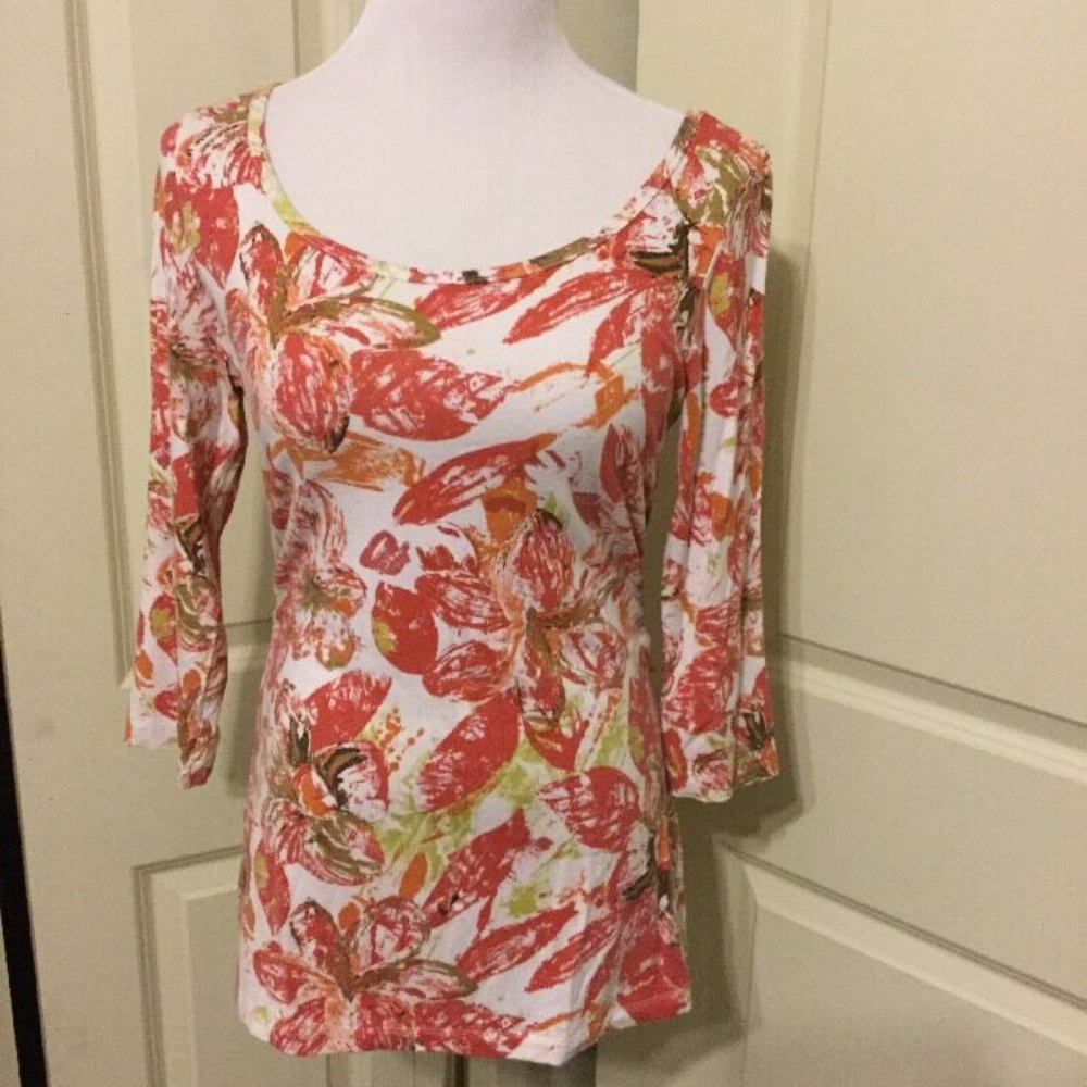 CABI Splash Floral Top